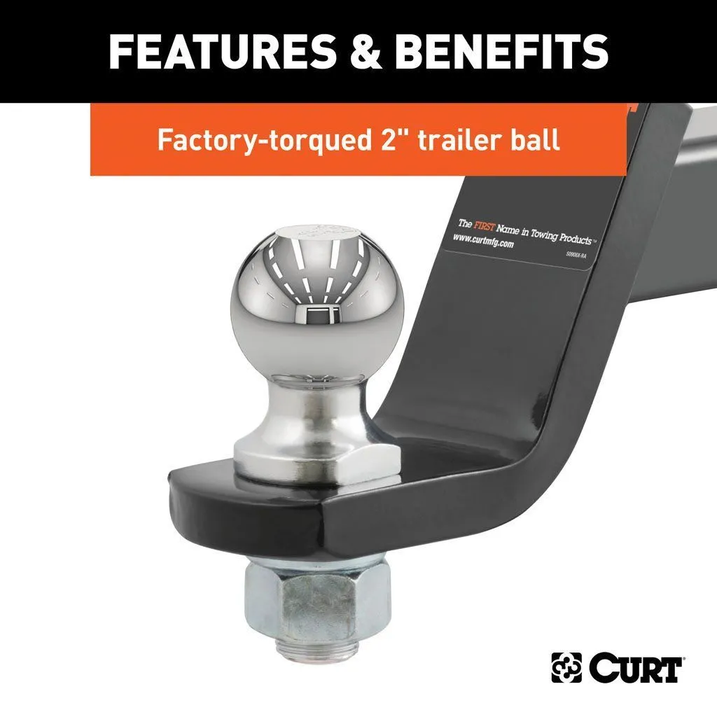 4IN DROP LOADED BALL MOUNT W/